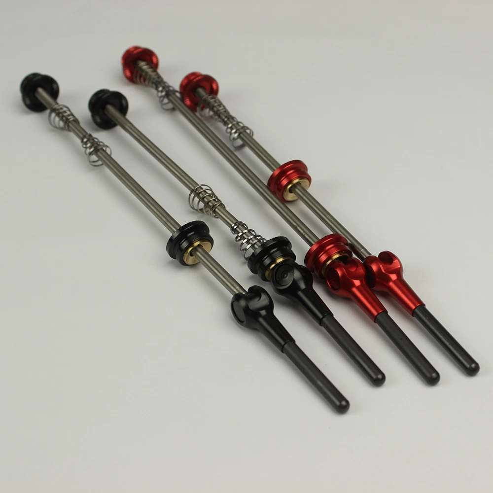 Billige Ultraleicht 1 Paar Titan Fahrrad Spieße Quick Release Für MTB Mountainbike Oder Rennrad Speichen