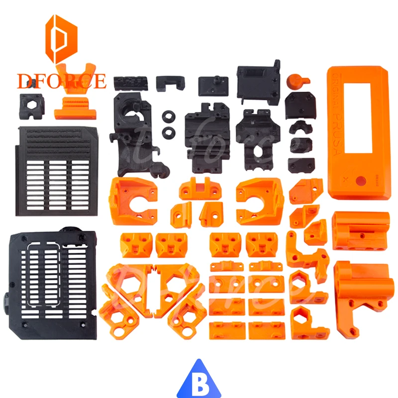 D-FORCE PETG المواد كامل المطبوعة أجزاء ل DIY Prusa i3 MK3 الدب ترقية 3D طابعة لا pla المواد
