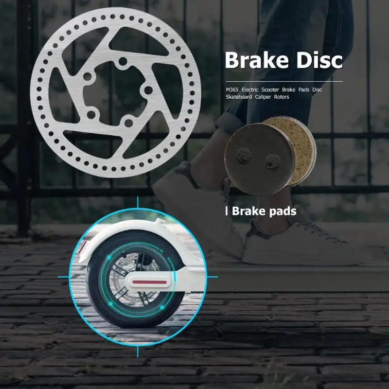 سكوتر كهربائي الفرامل القرص استبدال أجزاء ل Xiaomi M365 سكوتر لوح التزلج الفرجار قرص فرامل الكبح أجزاء