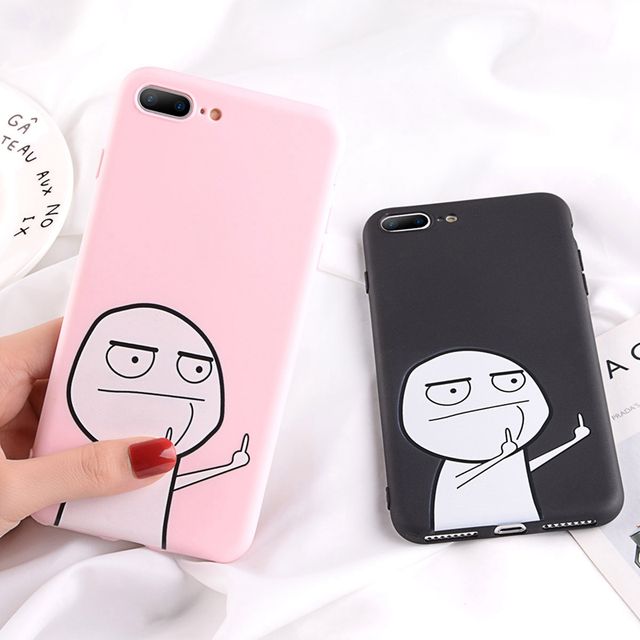 Silicone Funny Pattern Phone Case