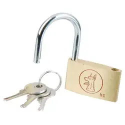CNIM Горячая 40 мм латунный ключ навесные замки замок для гаражной двери шкафа чемодан ящик для инструментов