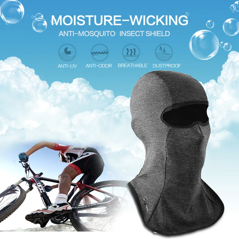 

Spring Outdoor Cycling Lycra Balaclava Summer Sun UV Protection Full Face Mask Windproof Elastic Sports Headwear