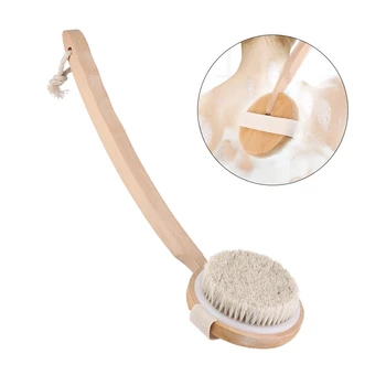 

Bath Brush Soft Brushes Hair Body Skin Cleaning Long Handle Shower Massage Brush