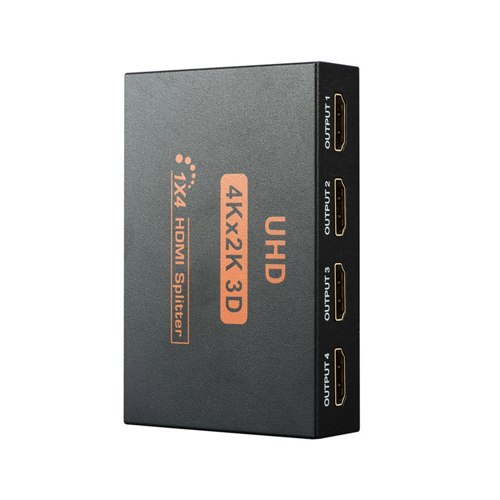 4 K * 2 видео Ultra HD HDMI сплиттер 1X4 порта 3D UHD 1080 p Коммутатор 1 вход выхода концентратор