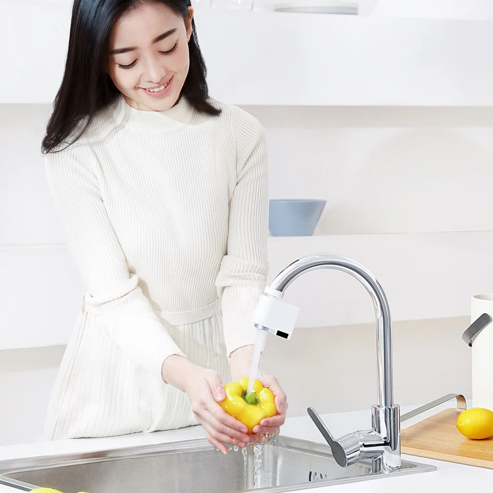 

Xiaomi Youpin Smart Faucet Infrared Sensor Water Saving Water Saving Energy Saving Overflow Faucet Sensor Water Saving Device
