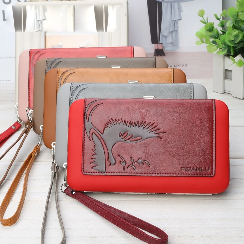 

Ladies Lunch Box Wallet Korean Version Multi-Function Long Paragraph Clutch Bag Multi-Card Mobile Phone Bag