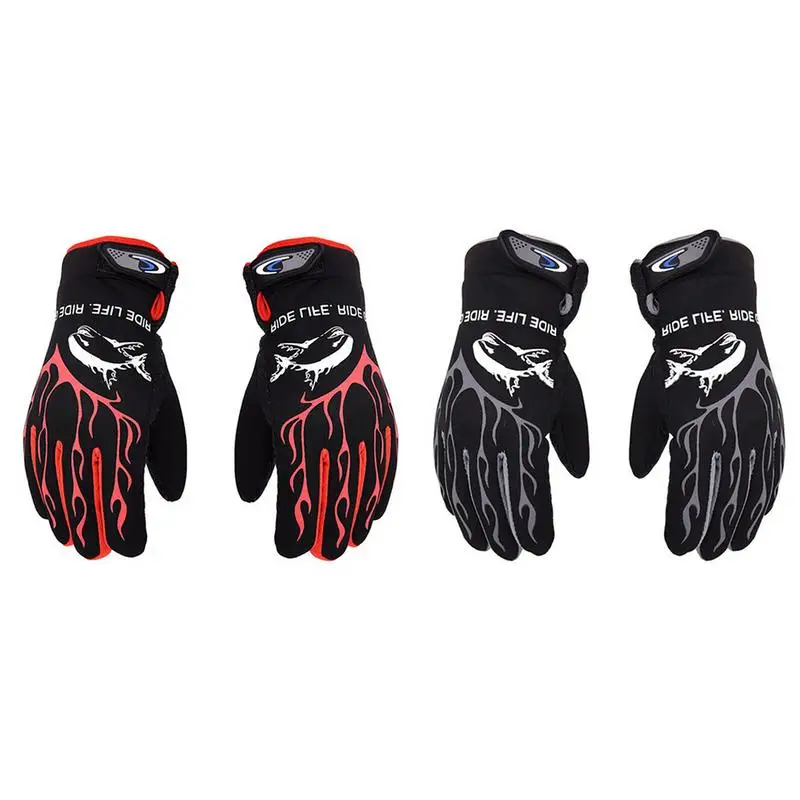 

Winter Warm Gloves Windproof Cold-resistant Non-Slip Waterproof Thickening Plus Velvet Outdoor Sports Hiking Ski Gloves