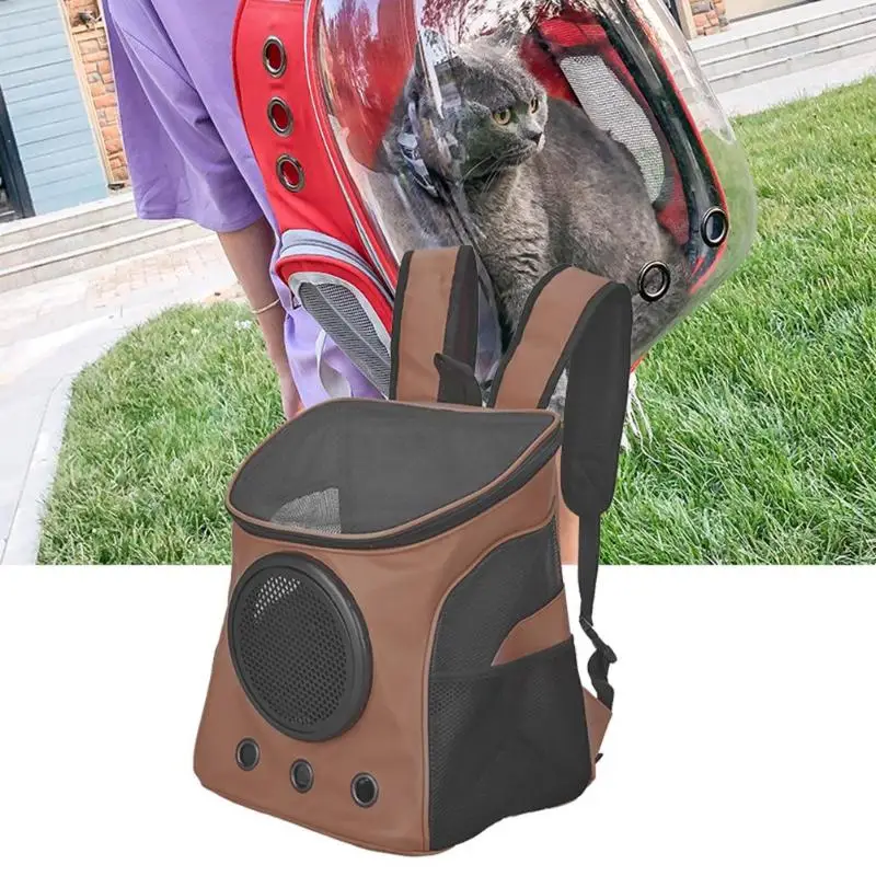 Открытый дышащий сетчатый рюкзак для перевозки животных для собаки кошки Портативный из путешествия удобная передняя сумка сумки для переноски