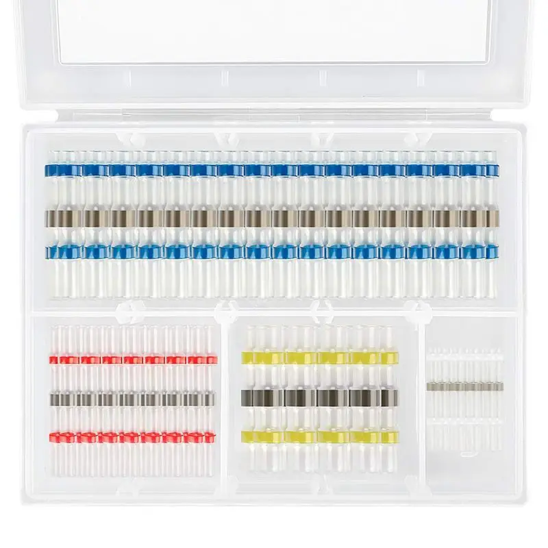 

New 180PCS Solder Seal Wire Connectors-Waterproof Heat Shrink connectors-Electrical Insulated Automotive Terminals with Case(4