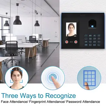

Intelligent Attendance Machine Face Fingerprint Recognition Password Time Clock