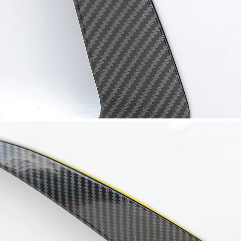 For Benz C Class W205 C43 C63 Amg Carbon Fiber Look Rear Bumper Air Vent Cover 2014- 2Pcs