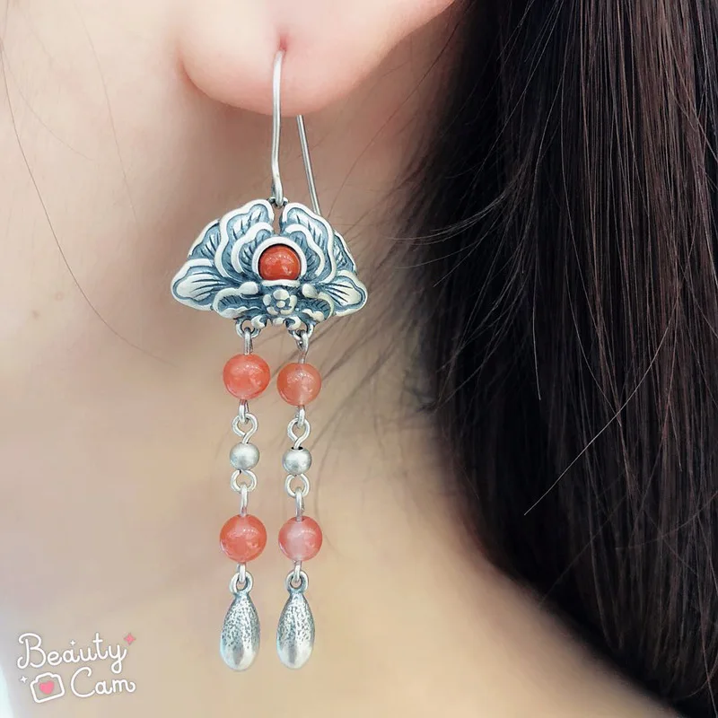 

2018 Sale Eas Fashion Jewelry Resto Ancient Ways Is Dumb Light Process Female Handmade Style South Ears Wholesale