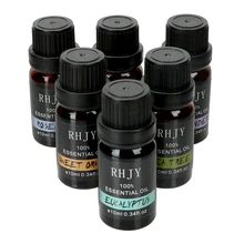 LEEPEE Ароматерапия масло натуральное растительное эфирное масло водорастворимый освежитель воздуха для увлажнителя воздуха 6 ароматов 10 мл автомобильный парфюм