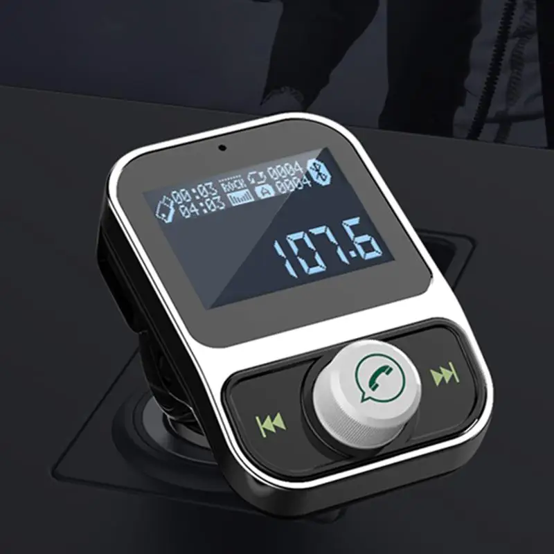 Беспроводной 1 44 дюймов Handsfree Bluetooth музыкальный плеер двойной USB зарядное