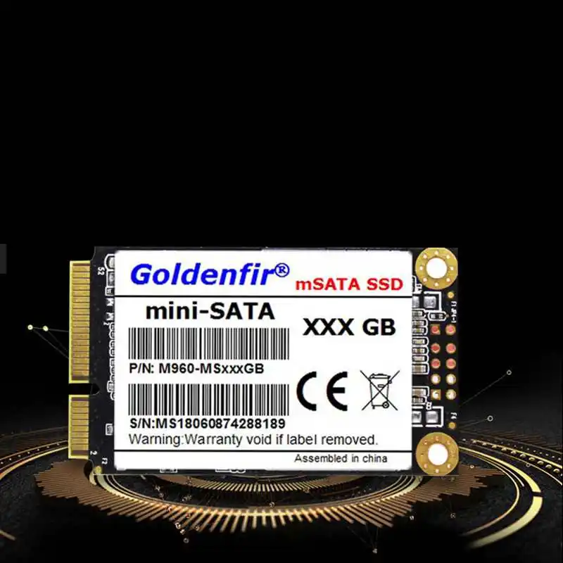 Goldenfir mSATA SSD SATA3 iii SATA ii SSD твердотельный диск