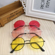 Ретро Круглые Солнцезащитные очки, оправа, очки для водителя, женские солнцезащитные очки с линзами, сплав, солнцезащитные очки, женские очки, очки, аксессуары для автомобиля