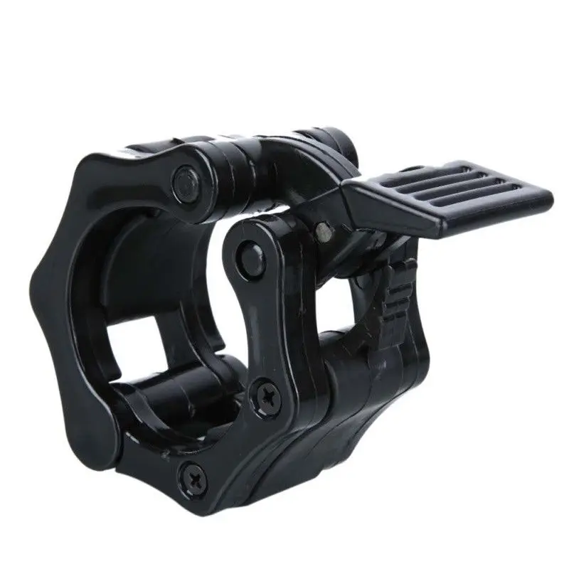 1Pcs Olympic Spinlock Collars Barbell Inner Diameter 50mm Lock Clips Clamp Weight lifting Bar Dumbbell For Fitness Body Building