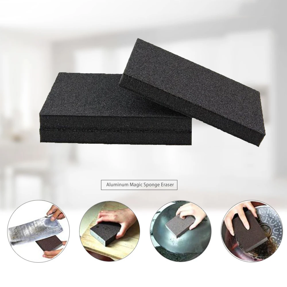 

5 Pcs Nano Emery Sponge Kitchen Nano Emery Magic Cleaner Rub The Pot Except Rust Focal Spots Sponge Brush Cleaning Accessories