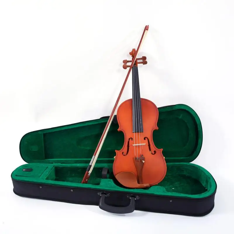 

1/2 Size Matt Acoustic Violin with Case Bow Rosin Strings Shoulder Rest Tuner Kit for 7-9 Years Old Children Beginners