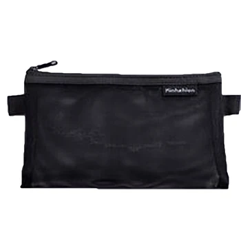 

2018 New Transparent Mesh Cosmetic Bag Women Men Travel Makeup Bag Zipper Make-up Organizer Storage Pouch Toiletry Wash Case