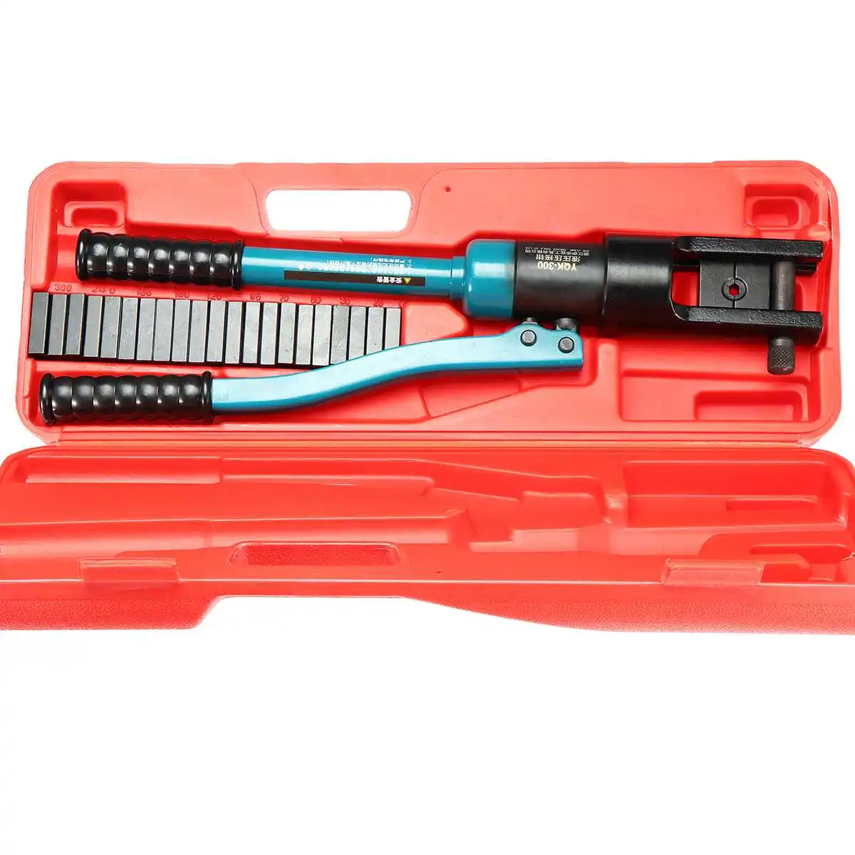 

Hydraulic Crimper Tools Set Handheld Cable Wire Hexagonal Clamp Pliers Hex Dies 70kN Home DIY Industrial Power Tools 10-300sqmm