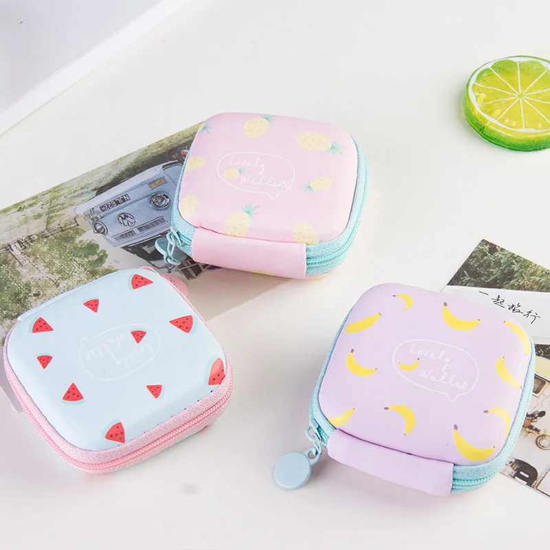 

Zipper Style Bag Holder 1 Pcs Mini Coin Purse Headphone Container USB Cable Cute Storage Bag Case