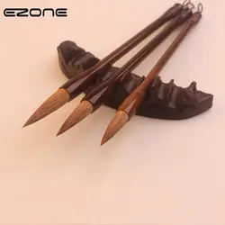 EZONE кисточка для китайской каллиграфии Weasek Волк волос кисточки для акварели регулярные скрипт для письма ручка книги по искусству