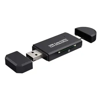 

Type C+Micro USB+USB 3 in 1 OTG Card Reader High-Speed USB2.0 Memory Card Reader For Android Computer Accessary