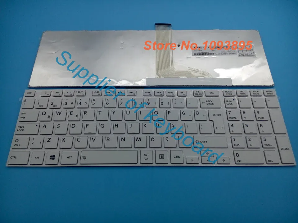 Новая турецкая Клавиатура для ноутбука Toshiba Satellite C850 C850D C855 18G C855D C870D C875D белая