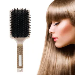 Для женщин мужчин выпрямление волос сглаживание массажные щетки Touch кисточки для влажных и сухих волос