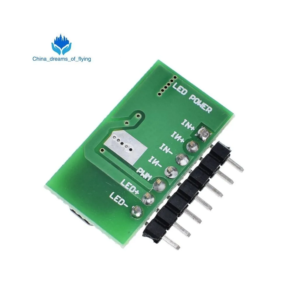 TZT 3W DC IN 7 30V OUT 700mA светодиодный драйвер лампы Поддержка PMW диммер 0 до 1 2 28V