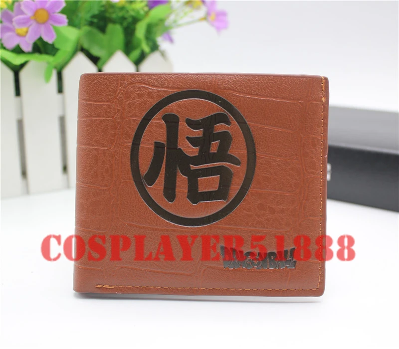 Япония Аниме Dragon Ball Z кошелек сын Goku косплей для мужчин женщин Двойные коричневый