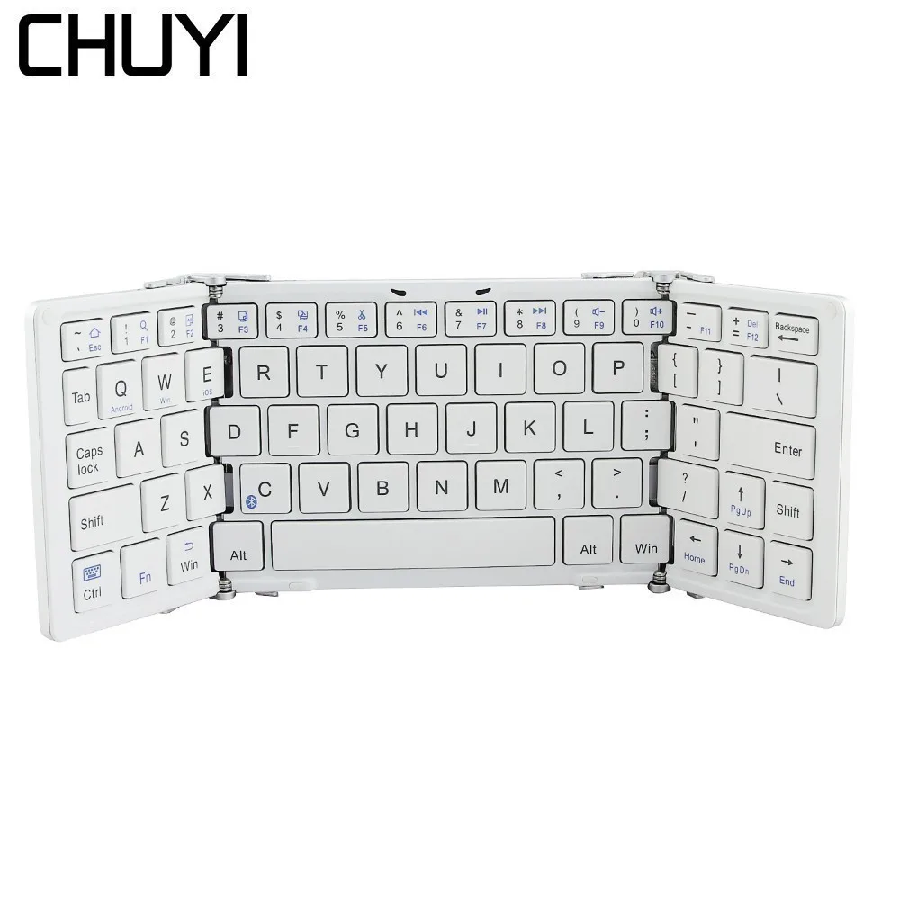 

CHUYI Intelligent Mini Portable Foldable Keyboard Bluetooth 3.0 Folding Universal Wireless Travel Keypad For iPhone For iPad PC