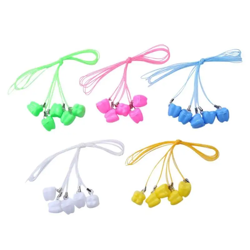 

5pcs/set Baby Milk Teeth Storage Box Plastic False Teeth Organizer Case