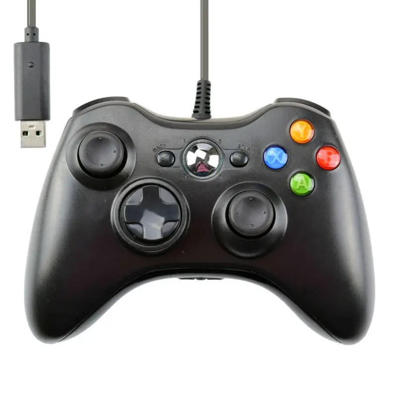 

Wired Controller for XBox 360 PC Black/Red/Blue Compatible with for XCM Cross Fire 2.0 for XCM F1 Converter and for XCM XFPS 5.0