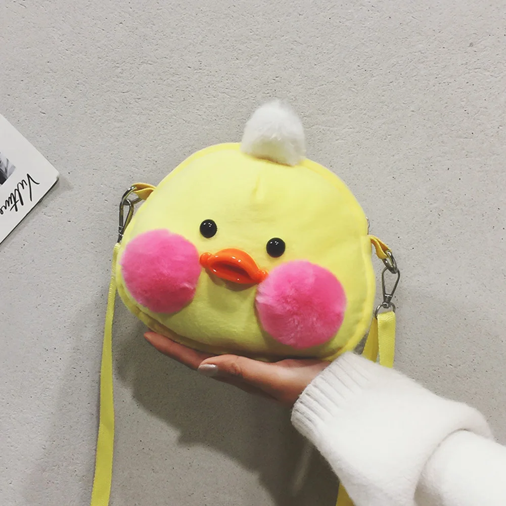 Сумки-мессенджеры, женские плюшевые сумки, форма желтой утки, мягкая Дорожная сумка на плечо, сумка для хранения, подарок, повседневные студенческие милые девушки