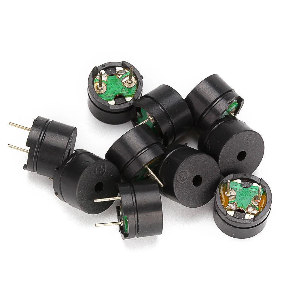 

LEORY 10pcs 3V-12V Buzzer 16R Resistance AC Passive Buzzer 12085 Accessories