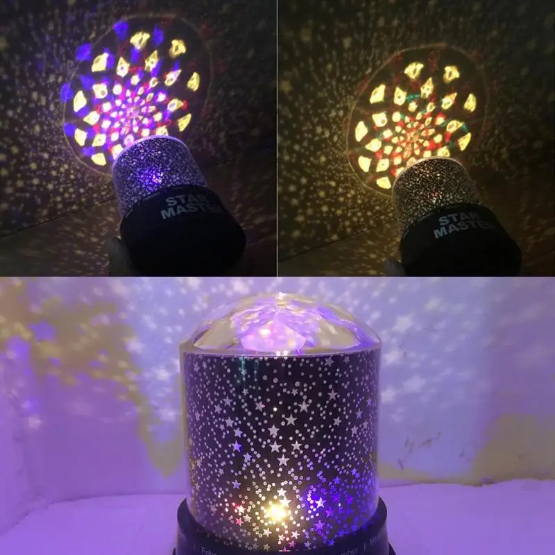 

Fashion Projector Night Light Romantic LED Star Sky Moon Projector Lamp Bedroom Decoration Kids Birthday Gifts