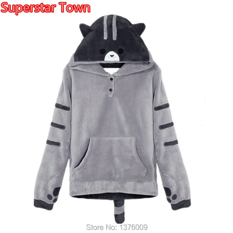 kawaii cat hoodie