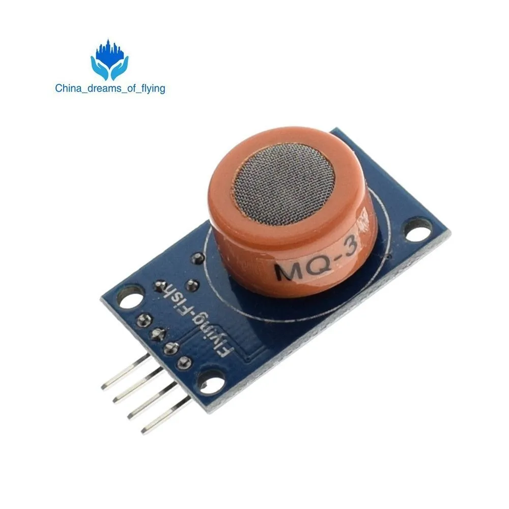 

TZT MQ-3 alcohol sensor module alcohol ethanol gas sensitive detection alarm for arduino
