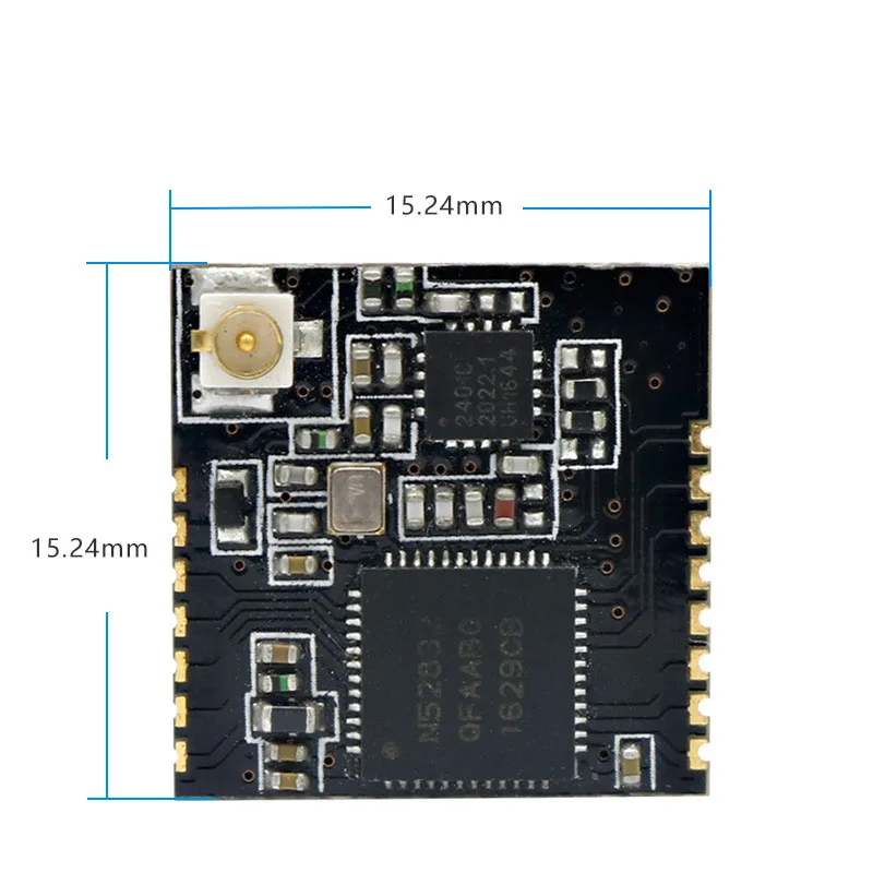  CLAITE 1PC Bluetooth 5.0 nRF52832+PA Module BLE 5.0 bluetooth Low Energy Wireless Module for Intern