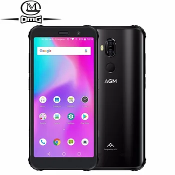 Перейти на Алиэкспресс и купить AGM X3 IP68 водонепроницаемый ударопрочный мобильный телефон 5,99 дюймFHD 6 ГБ + 64 ГБ Qualcomm SDM845 Восьмиядерный 24мп беспроводной зарядки 4G смартфон