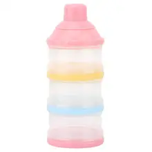Портативный сухое молоко для новорожденного прозрачный диспенсер бутылка для хранения еды контейнер 3 слоя сетки практичная коробка