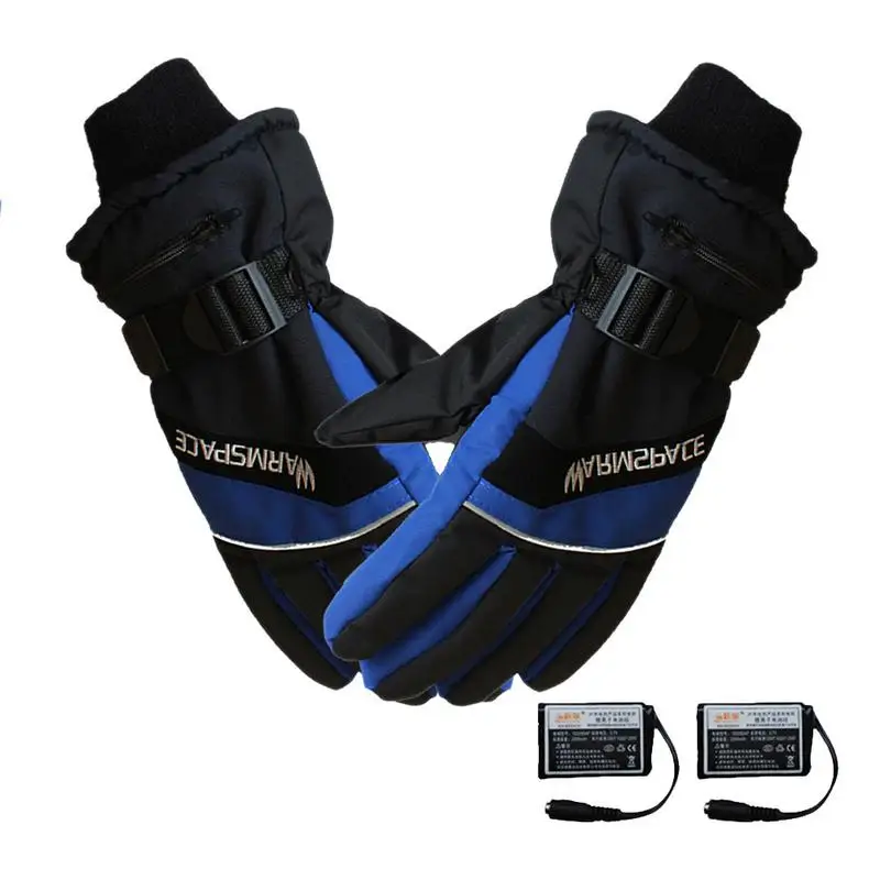 Зимние USB Электрические перезаряжаемые с подогревом лыжные перчатки тепловой теплый снегоход сноуборд Мотоцикл велосипедные перчатки унисекс