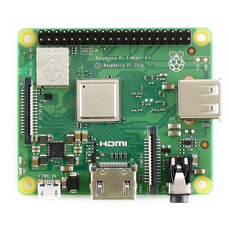 

Raspberry Pi 3 A Plus with 512MB LPDDR2 SDRAM 1.4GHz CPU Bluetooth 4.2 USB 2.0