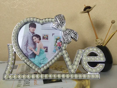 

7 inch rhinestone frame set decorative wedding gift fashion and accessories for home decoration frames