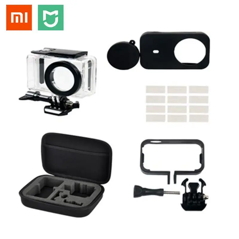 

Xiaomi Mijia Mini Sports Camera Protective Set w/ Silicone Cover/Waterproof Shell/Lens Cover Video Camera Accessories