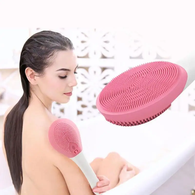 

3 Speed Long Handle Shower Brush Electric Bath Massage Scrubber Body Bath Brush Deep Cleaning Shower Massage Brushes