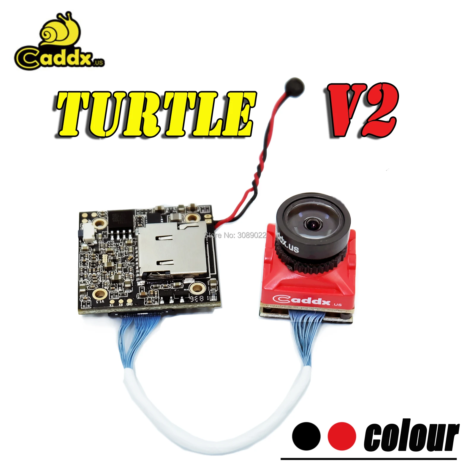Caddx Turtlet V2 1080P 60fps 2 7 дюймов 800TVL HD FPV камера с углом обзора 155 градусов NTSC / PAL сменная