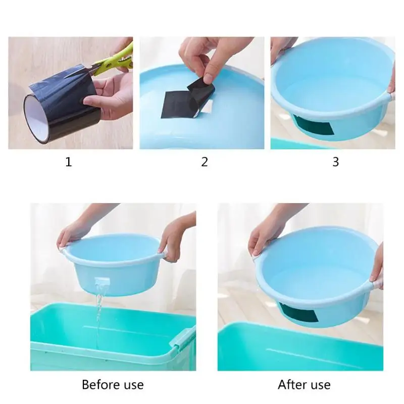 Super Strong Adhesive Waterproof Tape Black Bonding Rubberized Tapes Repair Seal Tapes for Home Kitchen Garden Hose Water Taps Super Strong Adhesive Waterproof Tape Black Bonding Rubberized Tapes Repair Seal Tapes for Home Kitchen Garden Hose Water Taps